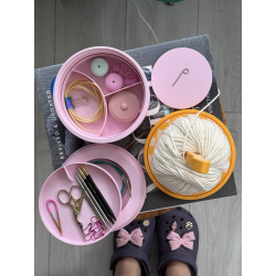 Knitting Stuff Organizer Macaron (boite seule)