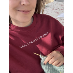 Bluza Nah, I Prefer to Knit