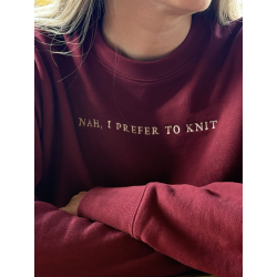 Bluza Nah, I Prefer to Knit