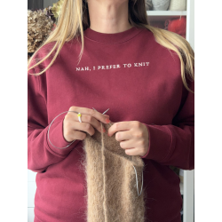 Sweat-shirt Nah, I Prefer to Knit