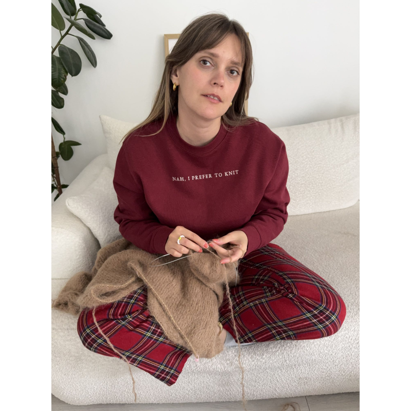Sweatshirt Nah, I Prefer to Knit
