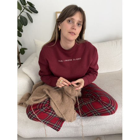 Sweatshirt Nah, I Prefer to Knit