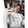 Sweat-shirt Weekends Are for Knitting