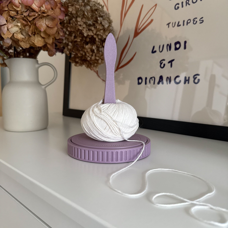 Spin Buddy Macaron - składany spiner do włóczki