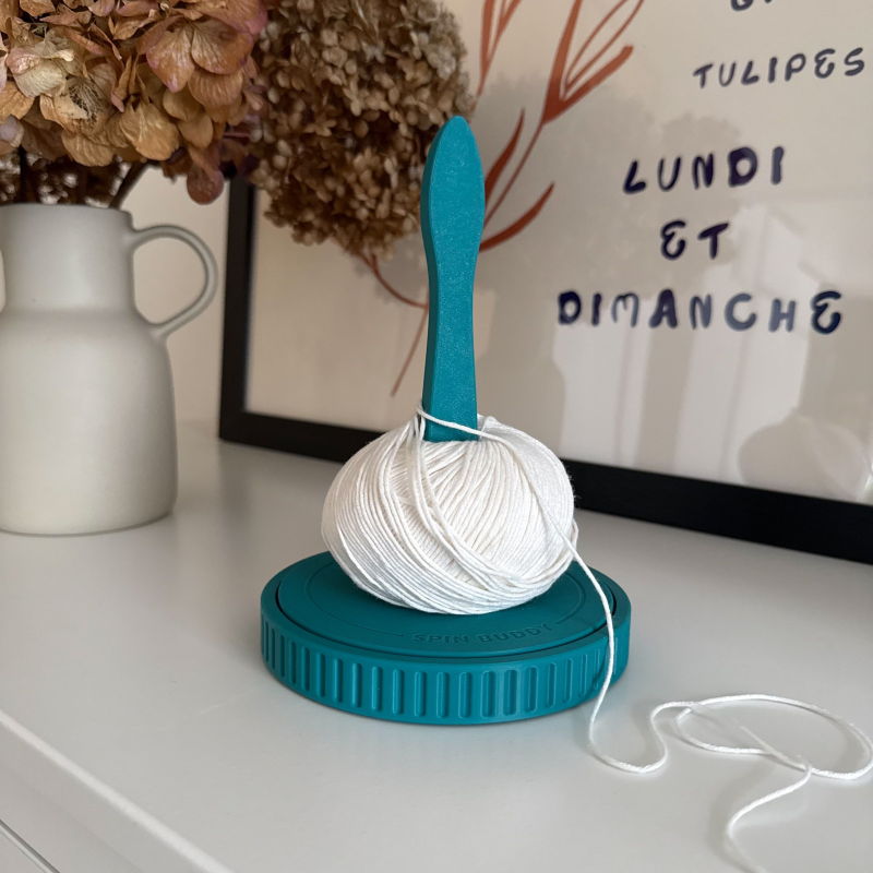 Spin Buddy Macaron - składany spiner do włóczki