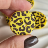 Giraffe Print Button