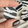 Zebra Print Button